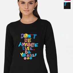 Metronaut Women 2 Printed Bio Finish Applique T-shirt-picture-24