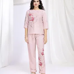 MOJILAA Printed Top With Trouser Co-Ords-picture-19