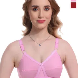 Viral Women Pack of 2 Full Coverage Non Padded Bra-18