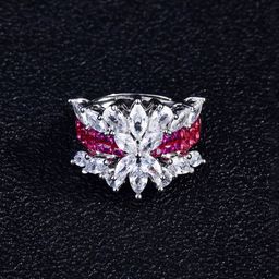 Designs & You Silver-Plated Stone-Studded Finger Ring-29