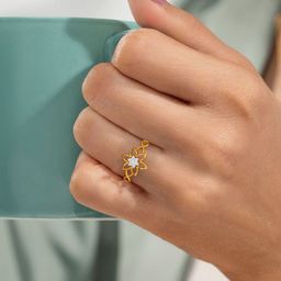 KISNA DIAMOND AND GOLD JEWELLERY 18KT Diamond Finger Ring-image-75