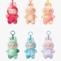 TOMKOT Unisex Kids Microfibre Filled Non-Allergic Labubu Pendant-27