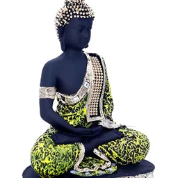 Aura Black Buddha Idol Showpiece-image-55