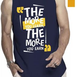 WOOSTRO Men Pack Of 2 Typography Printed Round Neck Cotton Slim Fit T-shirts-image-84
