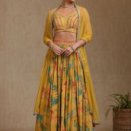 Soch Embellished Beads and Stones Ready to Wear Lehenga & Blouse With Dupatta-picture-19