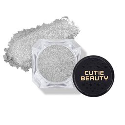 CUTIE BEAUTY Loose Shimmer Glitter Pigment Eyeshadow - Silver 216-image-71