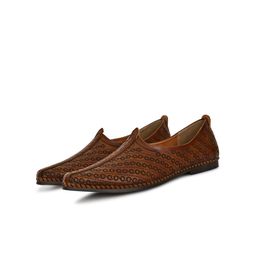 Big Boon Men Perforations Mid-Top Mojaris Casual Shoes-image-73