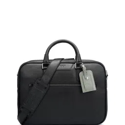 Da Milano Unisex Textured Leather Laptop Bag-picture-56