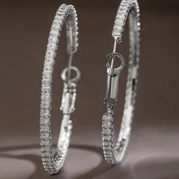 Rubans Voguish Classic Hoop Earrings-image-15