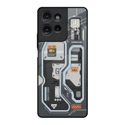 QRIOH Typography Printed Retro Futuristic Motorola G75 5G Back Case-picture-2