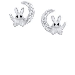 Nipura Crescent Shaped Studs Earrings image 3