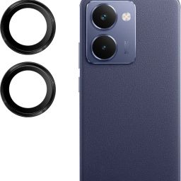Oncraves Back Camera Lens Ring Guard Protector for Realme P3 Ultra 5G, Metal Finish Frame-image-90