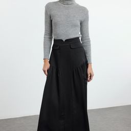 TrendyolA-Line Maxi Skirt-image-0