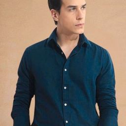 URBANICE Premium Slim Fit Spread Collar Cotton Formal Shirt-image-84