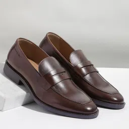 Kenneth Cole Men Leather Formal Penny Loafers-image-11