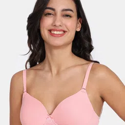 Zivame Half Coverage Heavily Padded Plunge Bra With All Day Comfort image 1