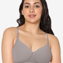 In Care Heavily Padded Non Wired Seamless Pure Cotton Everyday Bra With All Day Comfort-14
