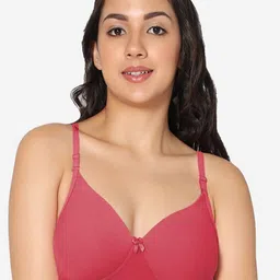 In Care Medium Coverage Seamless Heavily Padded Cotton Push-Up Bra All Day Comfort-picture-20