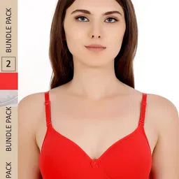 Floret Pack Of 2 Heavily Padded Bra-picture-44