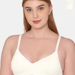 KOMLI Pack Of 3 Full Coverage Cotton Lightly Padded Bra All Day Comfort-picture-19