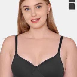 KOMLI Pack Of 3 Full Coverage Cotton Lightly Padded Bra All Day Comfort-picture-36