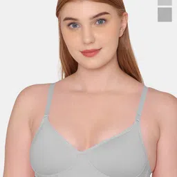 KOMLI Pack Of 3 Full Coverage Cotton Lightly Padded Bra All Day Comfort-picture-26