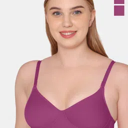 KOMLI Pack Of 3 Full Coverage All Day Comfort Cotton T-shirt Bras-picture-40