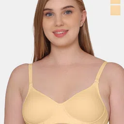 KOMLI Pack Of 3 Full Coverage Cotton Lightly Padded Bra All Day Comfort-picture-25