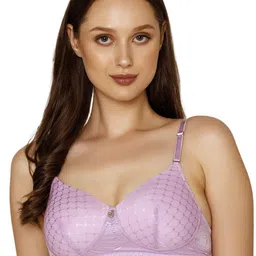 B'ZAR Geometric Full Coverage Lightly Padded Everyday Bra-picture-3