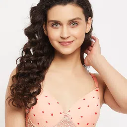 Clovia Graphic Printed Full Coverage Lightly Padded T-shirt Bra With All Day Comfort-image-51