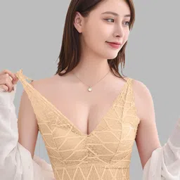 Krelin Lightly Padded Half Coverage All Day Comfort Everyday Lace Bra-28