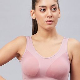 C9 AIRWEAR Lightly Padded Full Coverage Cotton Workout Bra With Moisture Wicking-picture-22