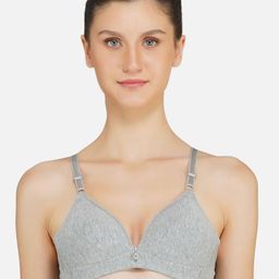 Poftik Full Coverage Lightly Padded Cotton T-shirt Bra1PC_30B_GREY_COTTON_PAD_BRA___B1-picture-44