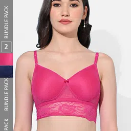 FIMS Pack Of 2 Full Coverage Lightly Padded Bra With All Day Comfort-71