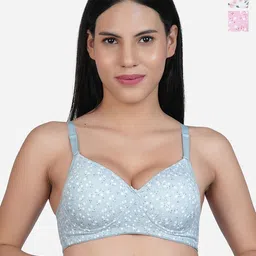 SHYAM SONS FLAIR Women Pack of 3 Floral Printed Full Coverage Lightly Padded Bra-23