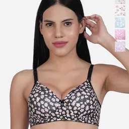 SHYAM SONS FLAIR Floral Bra Full Coverage Lightly Padded-picture-18