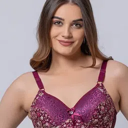 BOLD & BAE Floral Printed Full Coverage Cotton Everyday Bra with All Day Comfort-picture-39