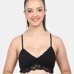 Amour Secret Floral Lace Bra Full Coverage Lightly Padded-image-15