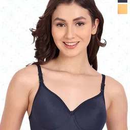 Designer Bugs Women Bra Medium Coverage Lightly Padded (Pack Of 2)-17