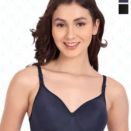 Designer Bugs Women Bra Full Coverage Lightly Padded (Pack Of 2)-picture-50