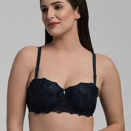 MAKCLAN Floral Medium Coverage Underwired Lightly Padded Bra-image-82