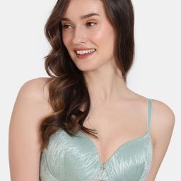 Zivame Abstract Self Design Underwired Lightly Padded T-shirt Bra With All Day Comfort-image-32