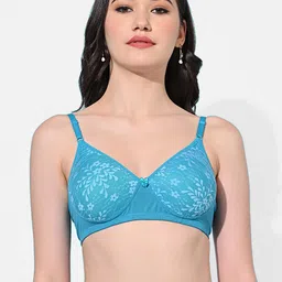 FIMS Pack Of 2 Printed Full Coverage Lightly Padded Bra All Day Comfort image 5