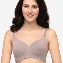 Soie Pack of 2 Full Coverage Padded Non-Wired Ultra Soft Seamless Bra image 3
