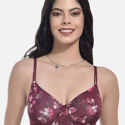 StyFun Pack Of 2 Floral Printed Full Coverage Lightly Padded Everyday All Day Comfort Bra image 5