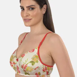 mod & shy Floral Printed Medium Coverage Lightly Padded T-shirt Bra With All Day Comfort image 5