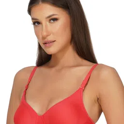 INGRID Medium Coverage Lightly Padded Organic Cotton Push-Up Bra image 2