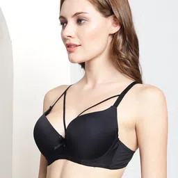 PrettyCat Seamless Medium Coverage Lightly Padded  Push-Up Bra With All Day Comfort image 3