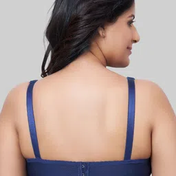 PLUMBURY Plus Size Full Coverage All Day Comfort Cotton Minimiser Bra image 4