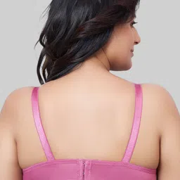 PLUMBURY Plus Size Full Coverage All Day Comfort Cotton Minimiser Bra image 5